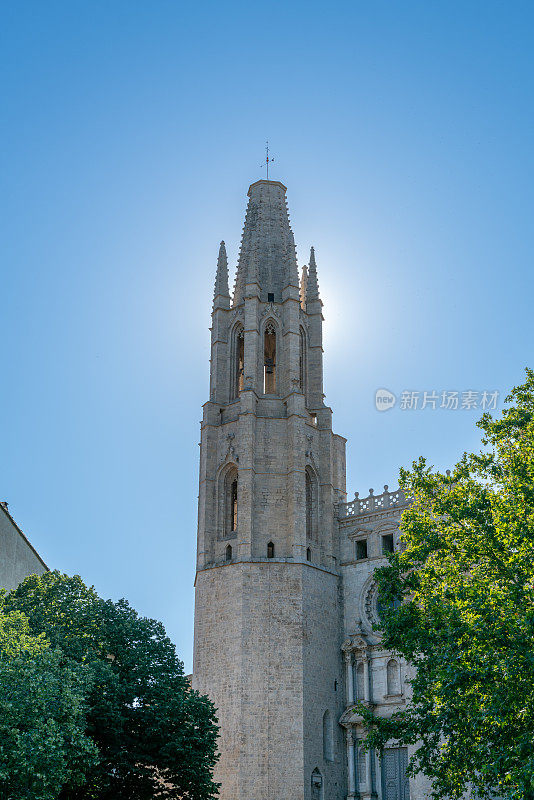 Basílica de Sant Feliu和赫罗纳的屋顶